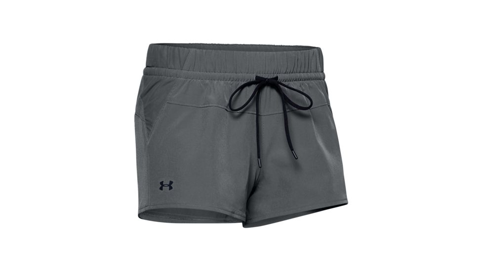 Under Armour UA Fusion Printed Shorts - Women's, Large, Pitch Gray, 1347362013LG