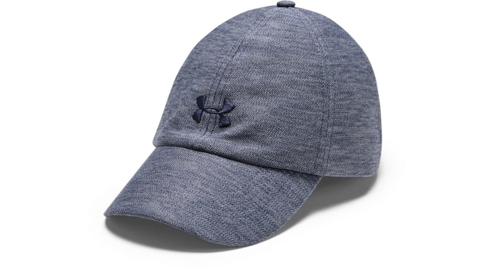 Under Armour UA Heathered Play Up Cap - Womens, One Size Fits All, Blue Ink, 1353506497OSFA