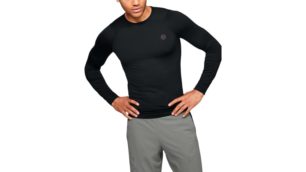 Under Armour UA Hg Rush Compression Long Sleeve- Mens, 1353447001XS