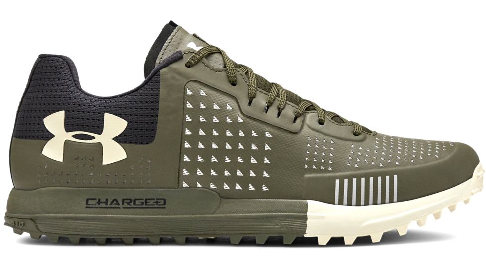 Under Armour UA Horizon RTT Trailrunning Shoe - Mens, Guardian Green/Khaki Base/Khaki Base, 9, 1287337-302-9