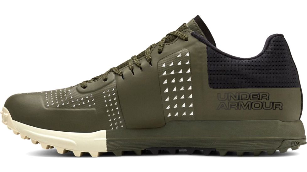 Under Armour UA Horizon RTT Trailrunning Shoe - Mens, Guardian Green/Khaki Base/Khaki Base, 9, 1287337-302-9