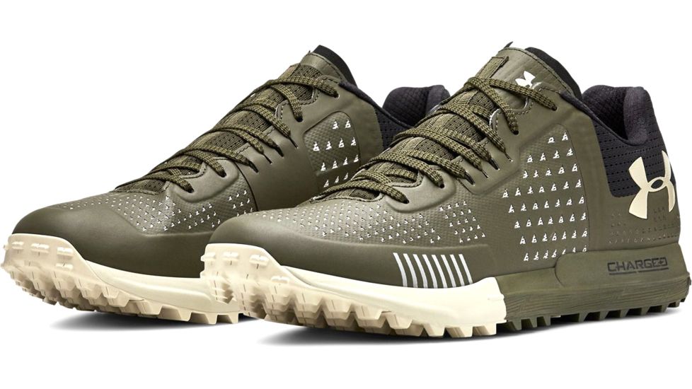 Under Armour UA Horizon RTT Trailrunning Shoe - Mens, Guardian Green/Khaki Base/Khaki Base, 9, 1287337-302-9