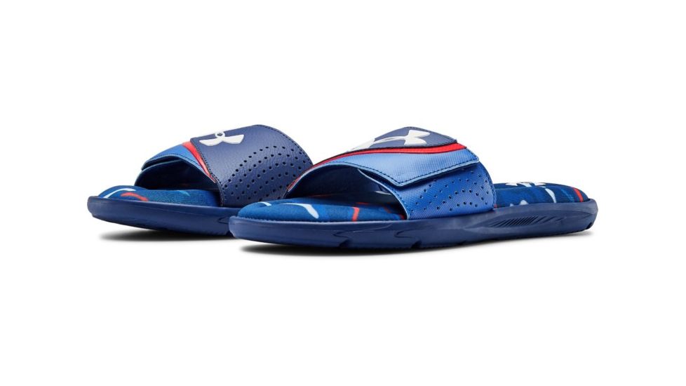 Under Armour UA Ignite Morph DPM VI Slides - Men's, 9, American Blue, 30227104009