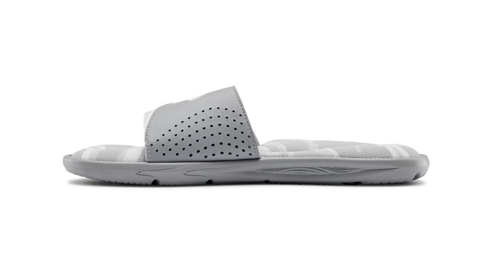 Under Armour UA Ignite Morph DPM VI Slides - Men's, 10, Mod Gray, 302271010010