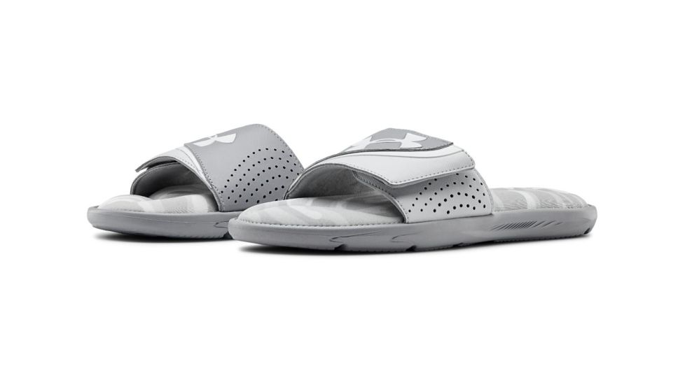 Under Armour UA Ignite Morph DPM VI Slides - Men's, 10, Mod Gray, 302271010010