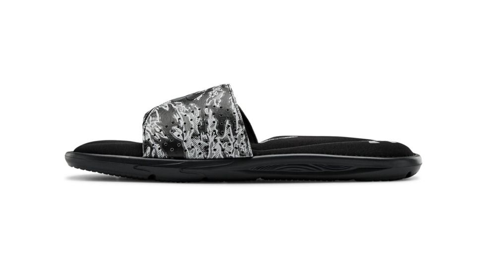 Under Armour UA Ignite Striker DPM VI Slides - Men's, 10, Black, 302270800110