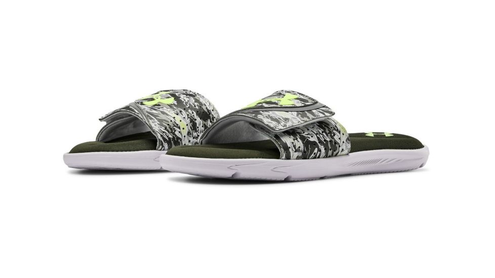 Under Armour UA Ignite Striker DPM VI Slides - Men's, 9, White, 30227081019