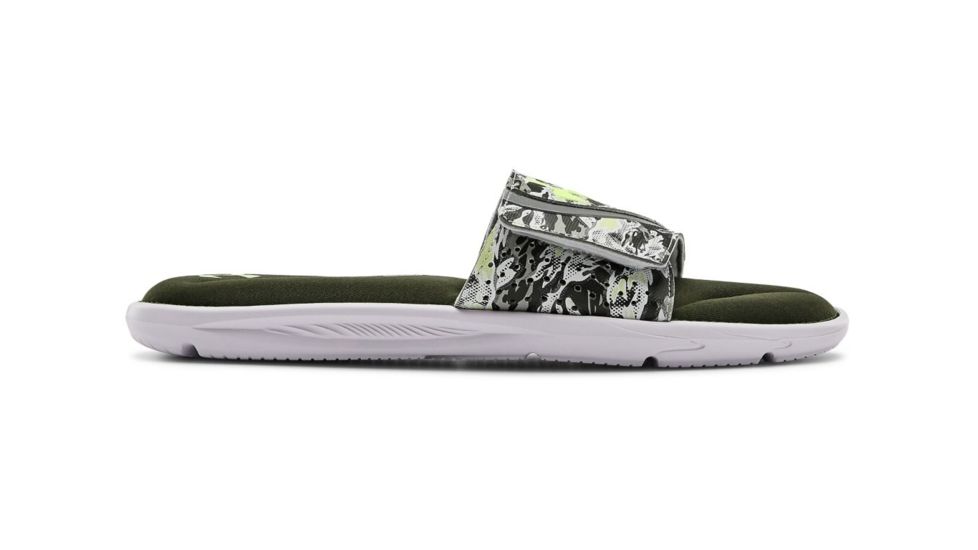 Under Armour UA Ignite Striker DPM VI Slides - Men's, 9, White, 30227081019