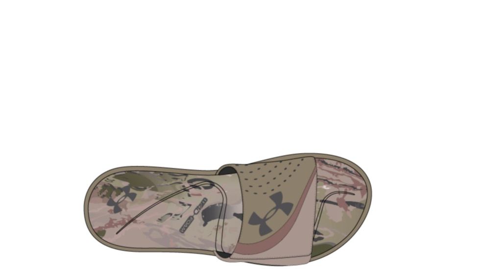 Under Armour UA Ignite VI Barren Slides - Men's, 10, 302343120110