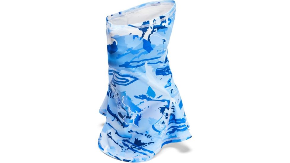 Under Armour UA Iso-Chill Neck Gaiter - Mens, One Size Fits All, UA Blue Hydro Camo, 1351476996OSFA