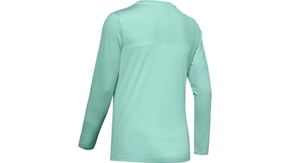 Under Armour UA Iso-Chill Shore Break Long Sleeve Shirt - Womens, Extra Small, Aqua Float, 1351132791XS