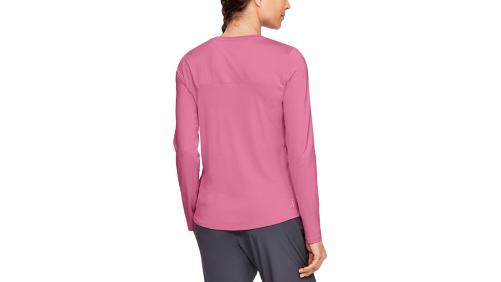 Under Armour UA Iso-Chill Shore Break Long Sleeve Shirt - Womens, 2XL, Lipstick, 13511326912X