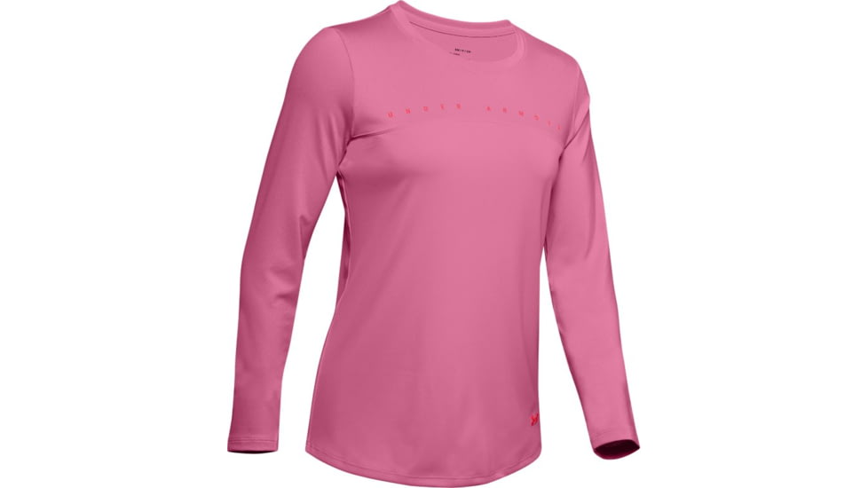Under Armour UA Iso-Chill Shore Break Long Sleeve Shirt - Womens, 2XL, Lipstick, 13511326912X