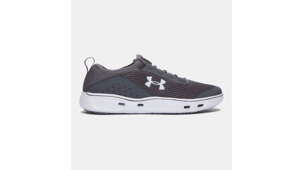Under Armour UA Kilchis Water Shoe - Womens, Tetra Gray/Onyx White/Black, 10, 1268874-600-10