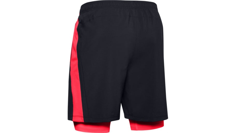 Under Armour UA Launch SW 2-in-1 Running Shorts - Men's, 2XL, Pink, 13265760032X
