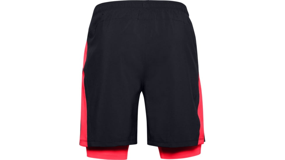 Under Armour UA Launch SW 2-in-1 Running Shorts - Men's, 2XL, Pink, 13265760032X