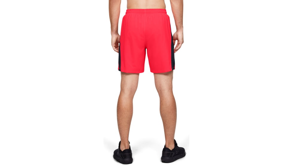Under Armour UA Launch SW 7'' Running Shorts - Men's, Large, Pink, 1326572628LG
