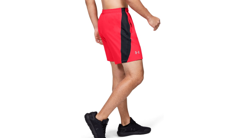 Under Armour UA Launch SW 7'' Running Shorts - Men's, Large, Pink, 1326572628LG
