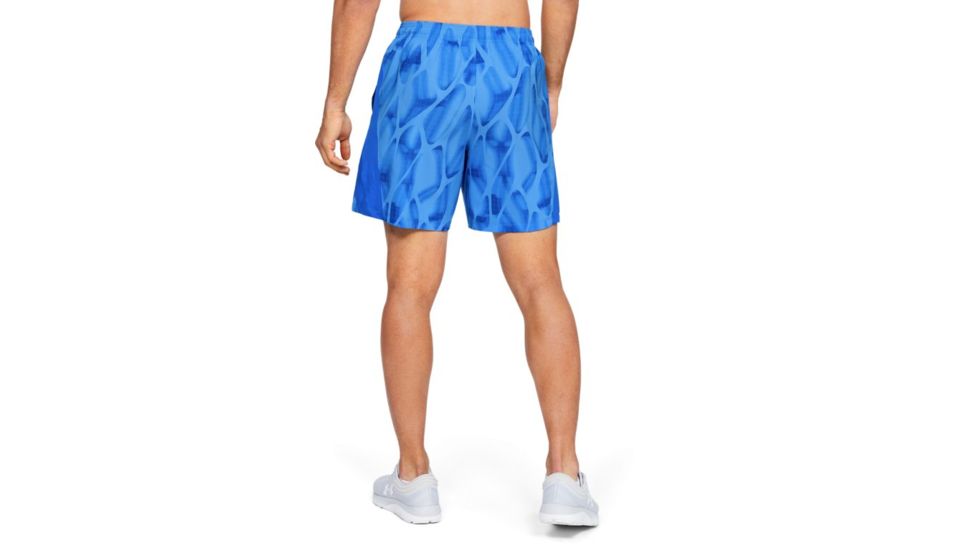Under Armour UA Launch SW 7 Printed Shorts - Mens, 2XL, Water, 13265734642X