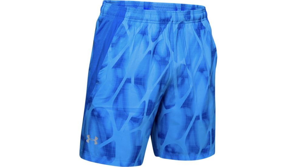 Under Armour UA Launch SW 7 Printed Shorts - Mens, 2XL, Water, 13265734642X