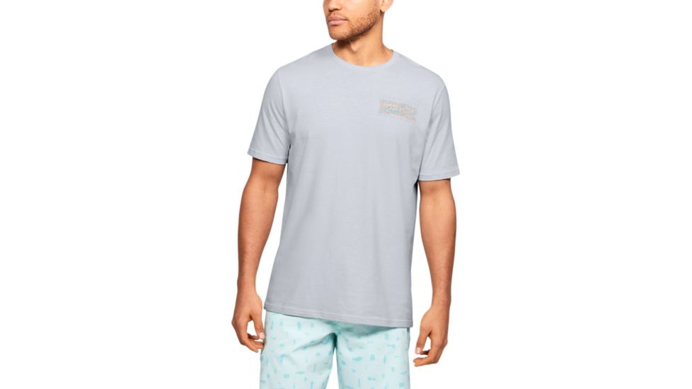 Under Armour UA Marlin Skel-matic T-Shirt - Mens, Medium, Halo, 1351825014MD