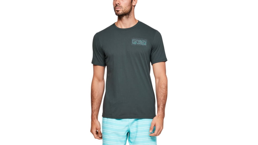 Under Armour UA Marlin Skel-matic T-Shirt - Mens, Extra Large, Stealth Gray, 1351825008XL