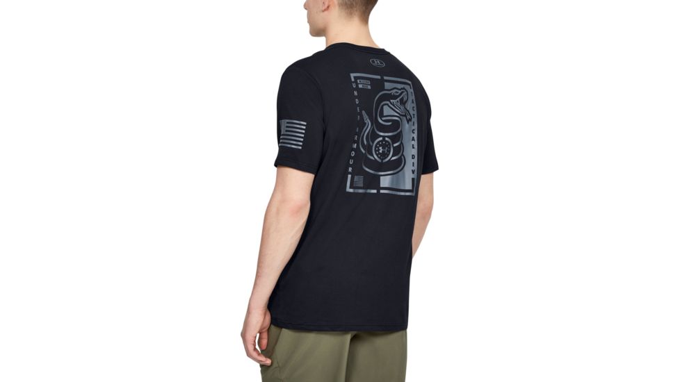 Under Armour UA Mission Made Snake T-Shirt - Men's, 2XL, Black, 13433550012X