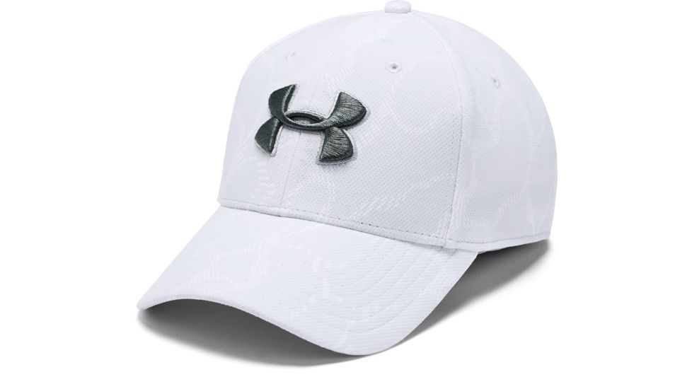 Under Armour UA Printed Blitzing 3.0 Stretch Fit Cap - Men's, Extra Large, Halo, 1305038014LXL