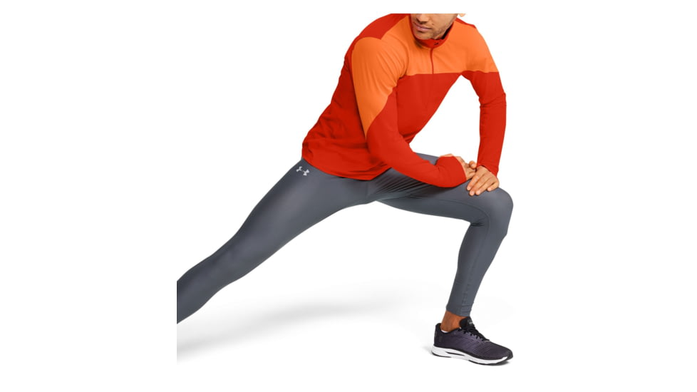 Under Armour UA Qualifier 1/2 Zip Shirt - Mens, Extra Large, Ultra Orange, 1326595856XL