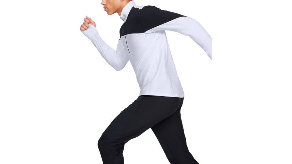 Under Armour UA Qualifier 1/2 Zip Shirt - Men's, 2XL, White, 13265951002X