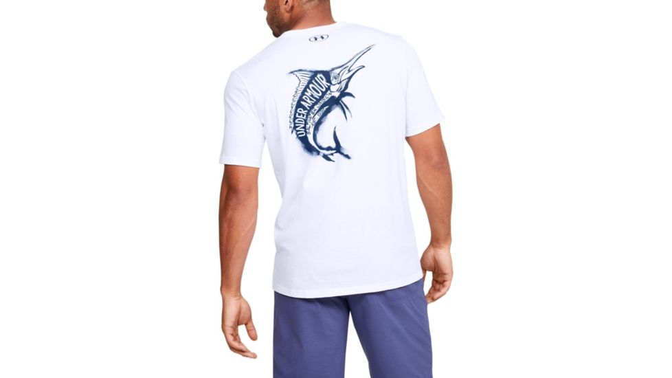 Under Armour UA Saltwater Division T-Shirt - Mens, 3XL, White, 13518231003X