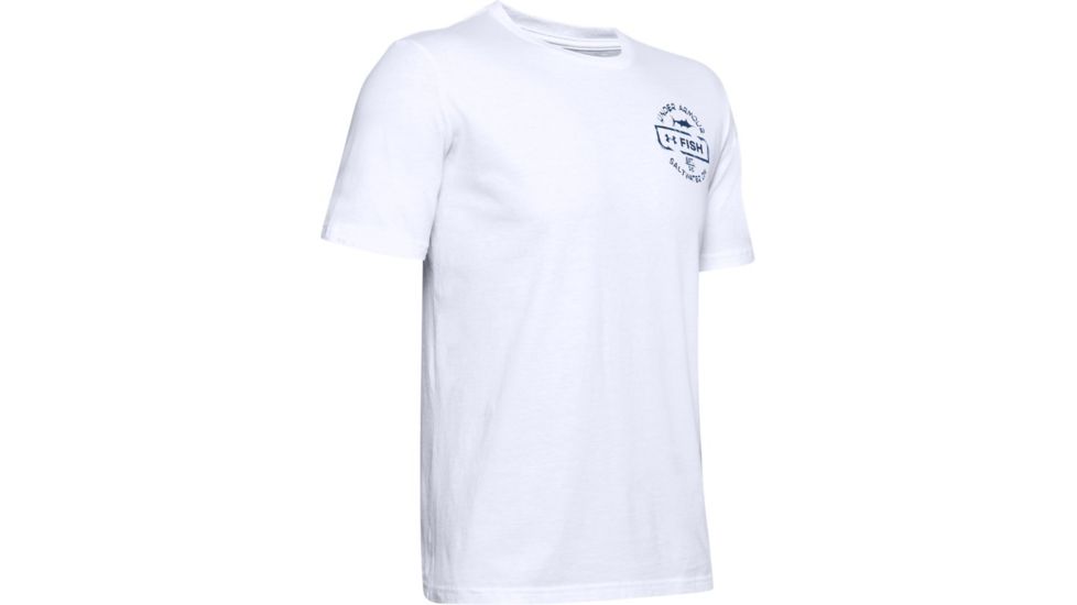Under Armour UA Saltwater Division T-Shirt - Mens, 3XL, White, 13518231003X