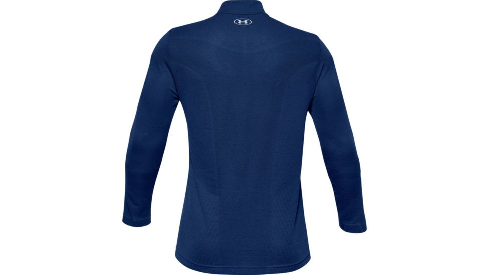 Under Armour UA Seamless 1/2 Zip - Mens, Extra Large, American Blue, 1351452449XL