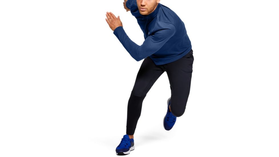 Under Armour UA Seamless 1/2 Zip - Mens, Extra Large, American Blue, 1351452449XL