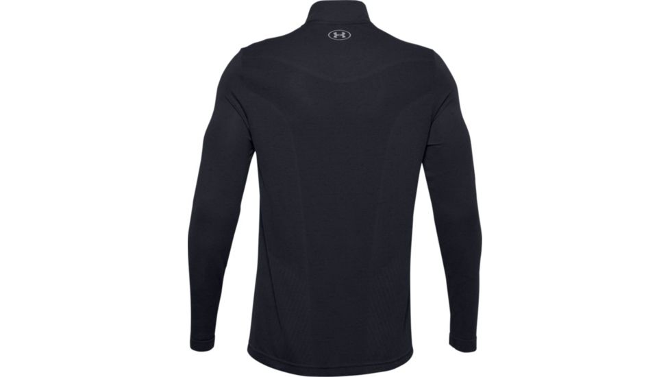 Under Armour UA Seamless 1/2 Zip - Mens, 2XL, Black, 13514520012X