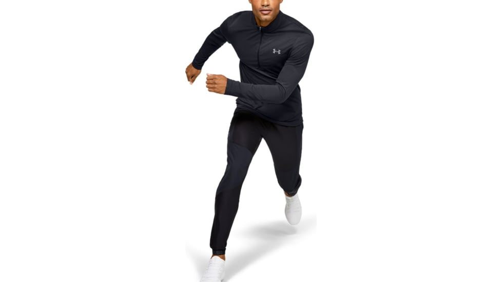 Under Armour UA Seamless 1/2 Zip - Mens, 2XL, Black, 13514520012X