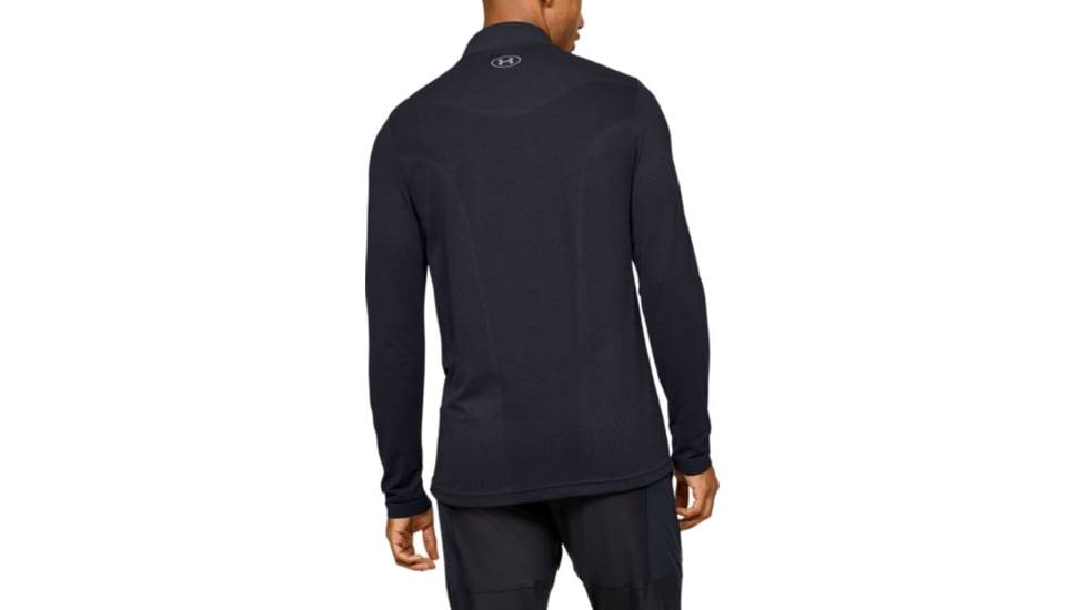 Under Armour UA Seamless 1/2 Zip - Mens, 2XL, Black, 13514520012X