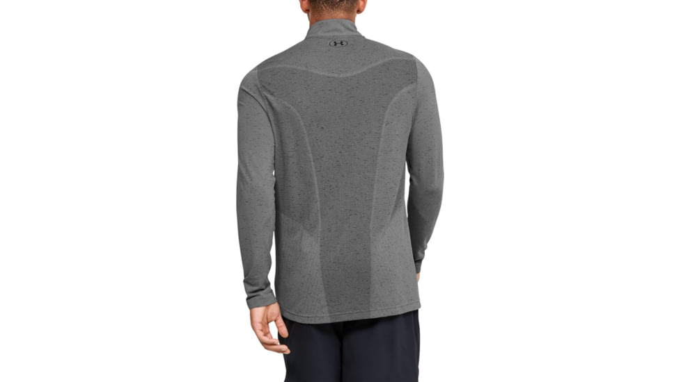 Under Armour UA Seamless 1/2 Zip - Mens, Medium, Green, 1351452388MD