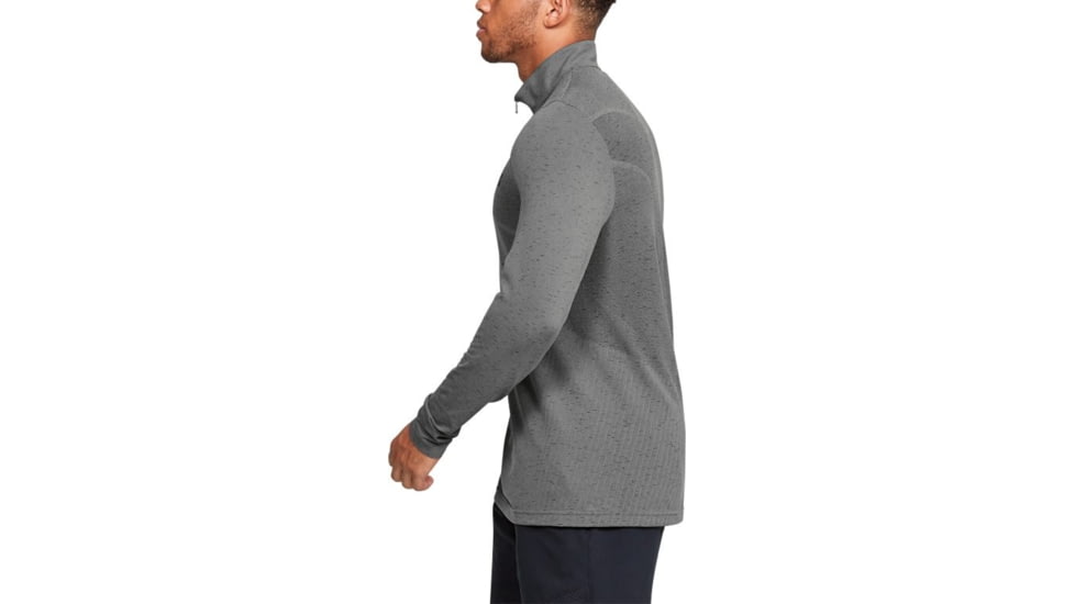 Under Armour UA Seamless 1/2 Zip - Mens, Medium, Green, 1351452388MD