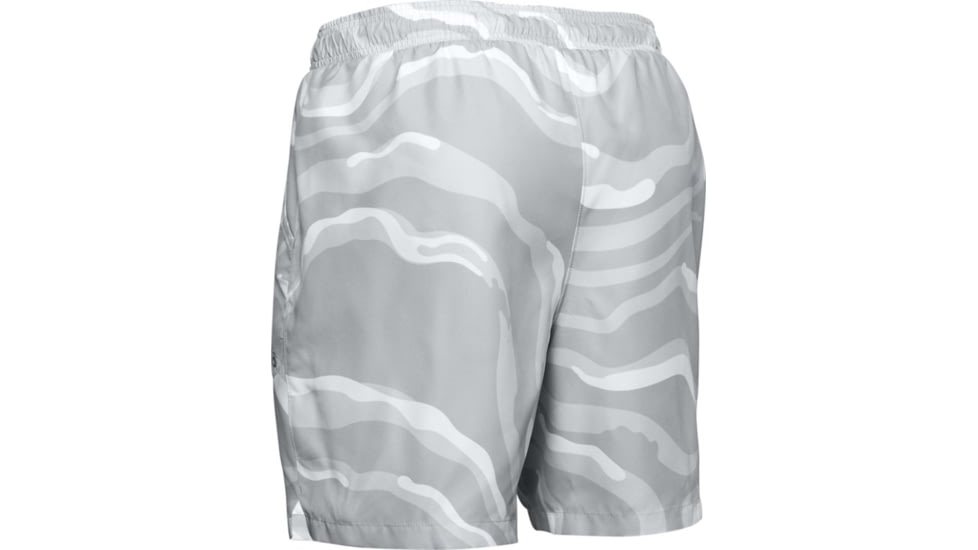 Under Armour UA Shore Break Volley Shorts - Mens, Extra Large, White, 1351154100XL