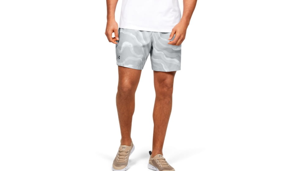 Under Armour UA Shore Break Volley Shorts - Mens, Extra Large, White, 1351154100XL