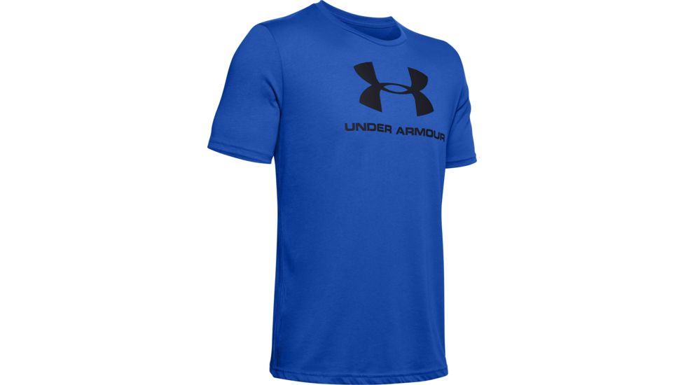Under Armour UA Sportstyle Logo T-Shirt - Men's, Medium, Blue, 1329590486MD