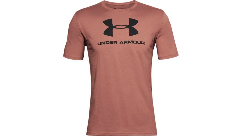 Under Armour UA Sportstyle Logo T-Shirt - Mens, Extra Large, Cedar Brown, 1329590226XL