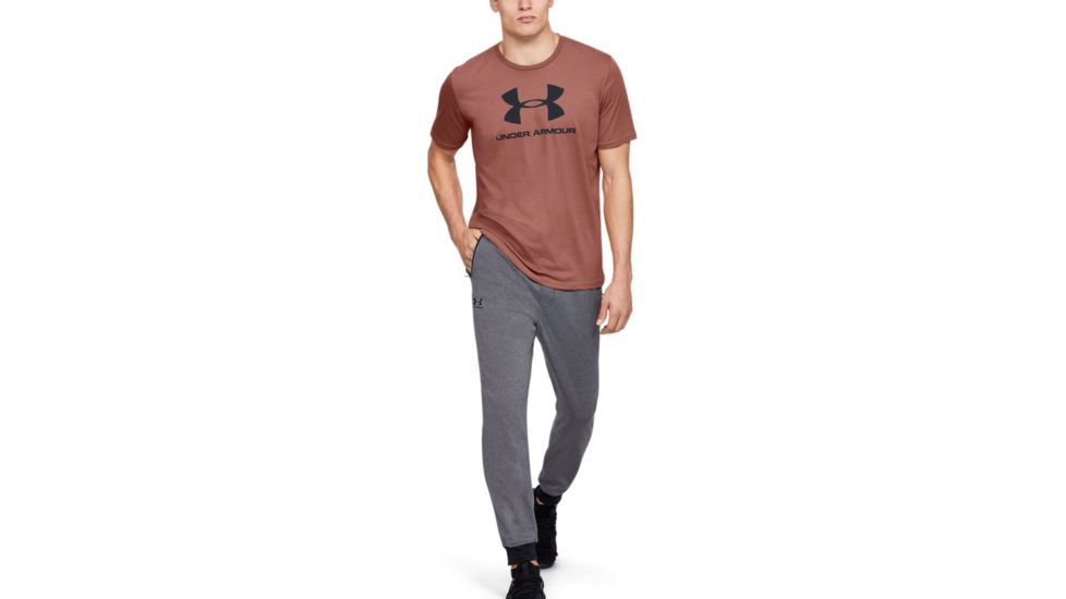 Under Armour UA Sportstyle Logo T-Shirt - Mens, Extra Large, Cedar Brown, 1329590226XL