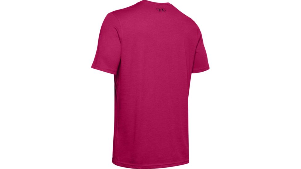 Under Armour UA Sportstyle Logo T-Shirt - Mens, Extra Large, Exuberant Pink, 1329590671XL