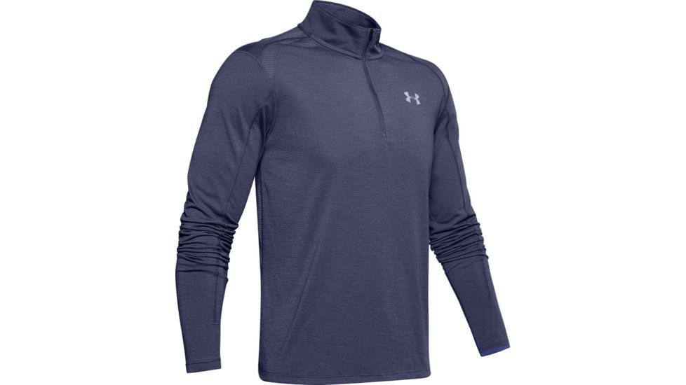 Under Armour UA Streaker 1/2 Zip Shirt - Mens, 2XL, Blue Ink, 13265854972X