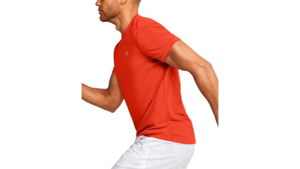 Under Armour UA Streaker T-Shirt - Mens, Extra Large, Ultra Orange, 1326579856XL