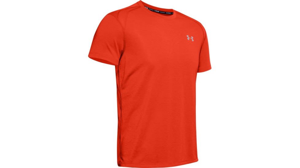 Under Armour UA Streaker T-Shirt - Mens, Extra Large, Ultra Orange, 1326579856XL