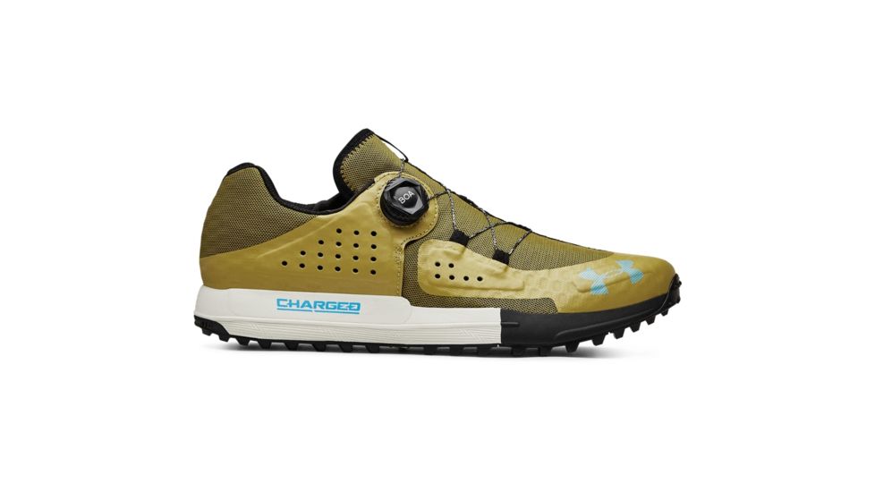 Under Armour UA Syncline Trailrunning Shoe - Mens, Palm Green/Black/Capri, 11.5, 3021373-200-11.5