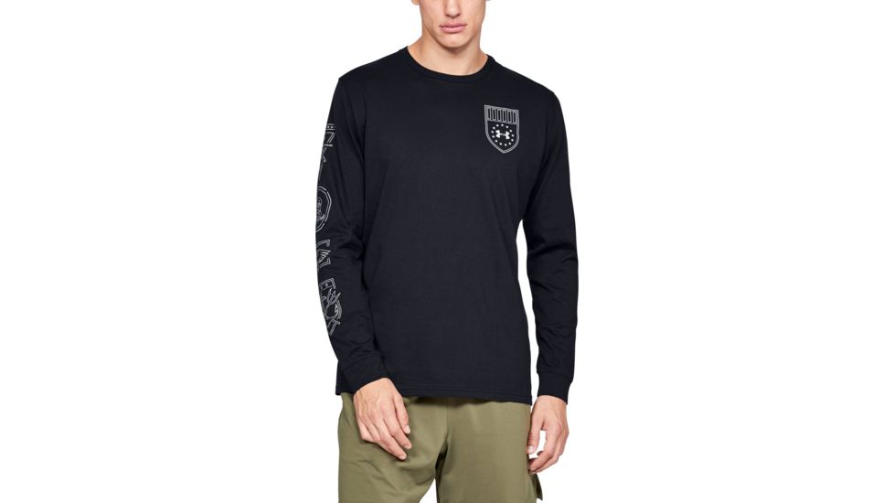 Under Armour UA Tac Division Long Sleeve T-Shirt - Men's, 2XL, Black, 13424080012X